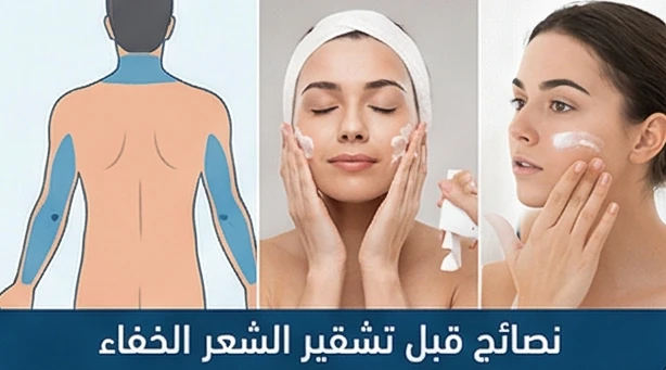 نصائح قبل تشقير الشعر الخفيف